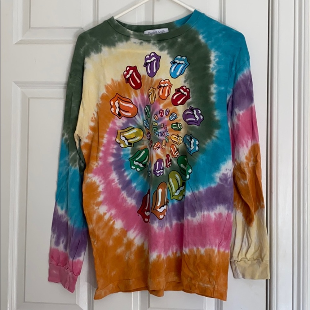 Rolling Stones oversized long sleeve shirt
